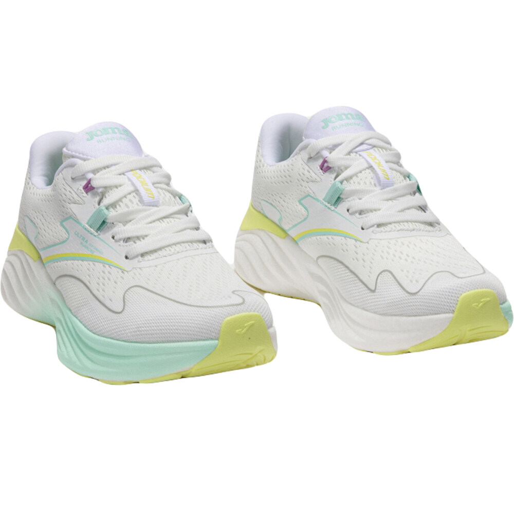Joma zapatilla running mujer R.6000 BLANCO lateral interior