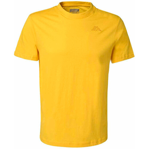 Kappa camiseta manga corta hombre CAFERS AMARILLO