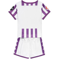 Kappa equipación fútbol niño VALLADOLID 25/26 PRIMERA EQUIPACION  vista trasera