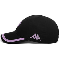 Kappa gorras fútbol VALLADOLID 25/26 CAP NEGRO vista trasera
