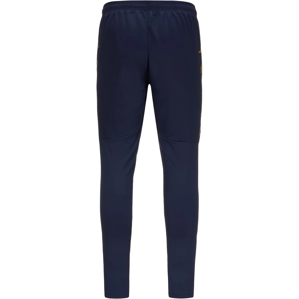 Kappa pantalones largos futbol LASCHIN AZUL vista trasera
