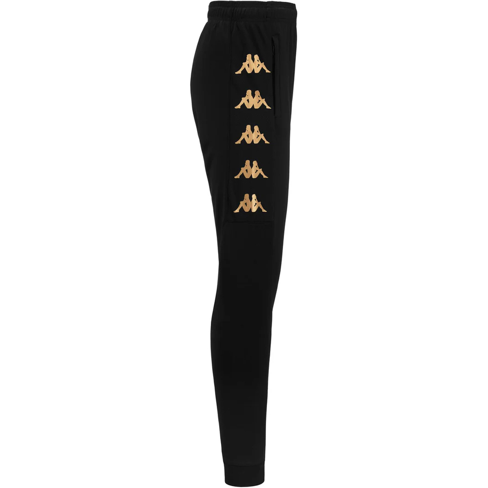 Kappa pantalones largos futbol LASCHIN NEGRO vista detalle