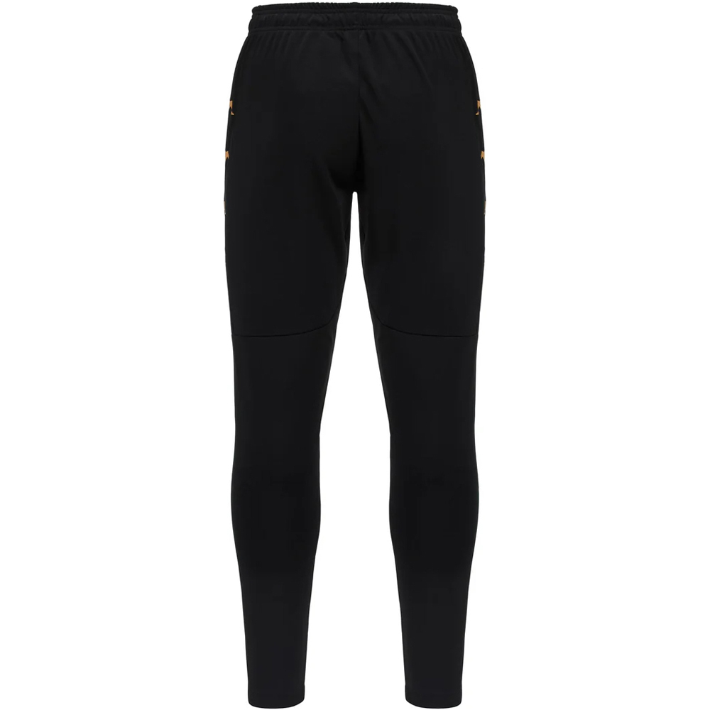 Kappa pantalones largos futbol LASCHIN NEGRO vista trasera