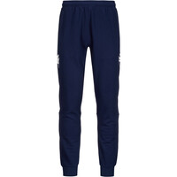 Kappa pantalones largos futbol LUBIOLO AZUL vista frontal