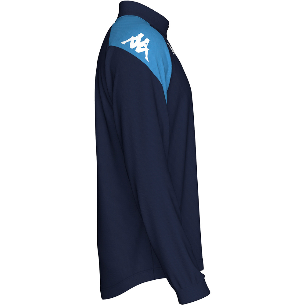 Kappa sudadera entrenamiento fútbol LENNO AZUL vista detalle