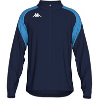 Kappa sudadera entrenamiento fútbol LENNO AZUL vista frontal