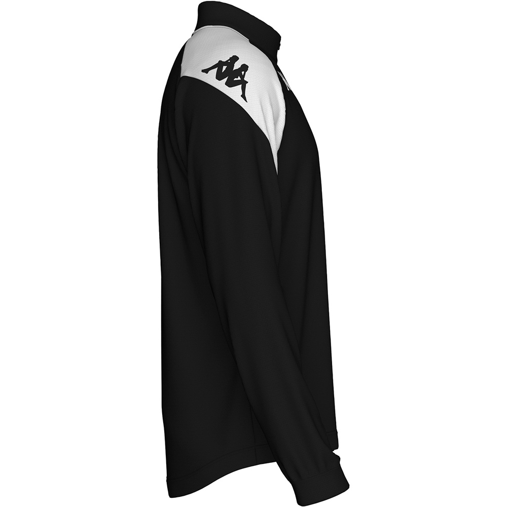 Kappa sudadera entrenamiento fútbol LENNO NEGRO vista detalle
