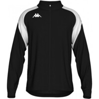 Kappa sudadera entrenamiento fútbol LENNO NEGRO vista frontal