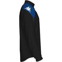 Kappa sudadera entrenamiento fútbol LOVATO NEGRO vista detalle