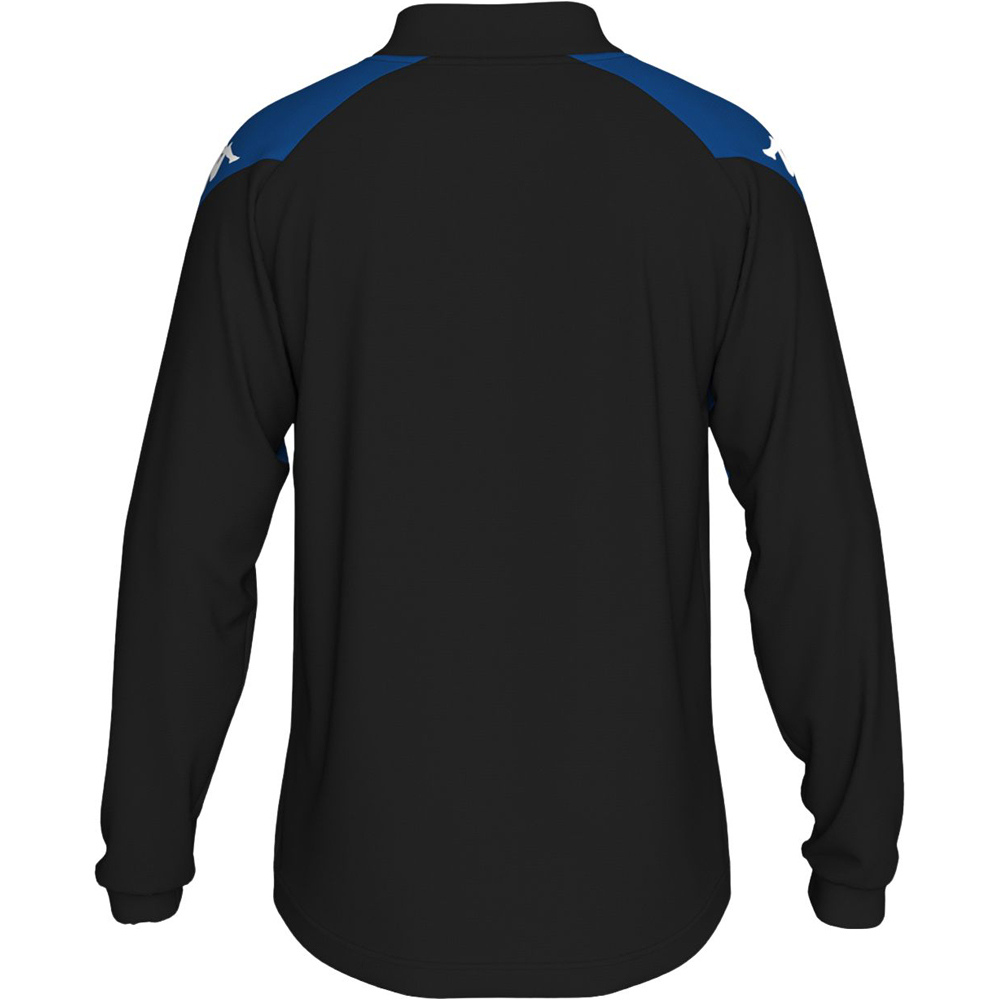 Kappa sudadera entrenamiento fútbol LOVATO NEGRO vista trasera