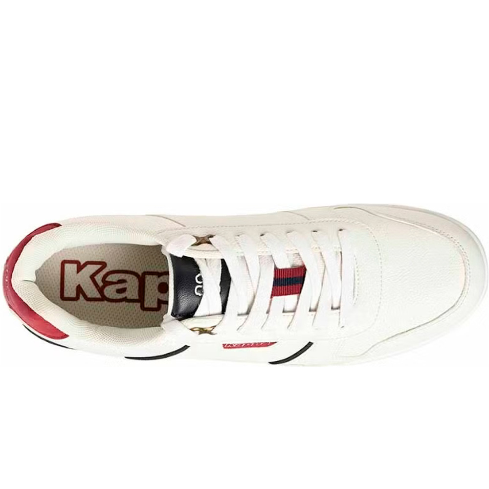 Kappa zapatilla moda hombre LENOM BLANCO vista trasera