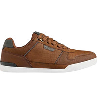 Kappa zapatilla moda hombre LENOM MARRON lateral exterior