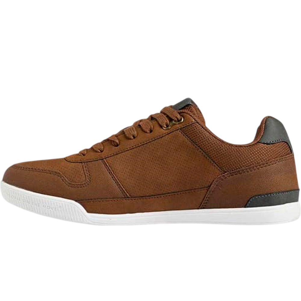 Kappa zapatilla moda hombre LENOM MARRON lateral interior
