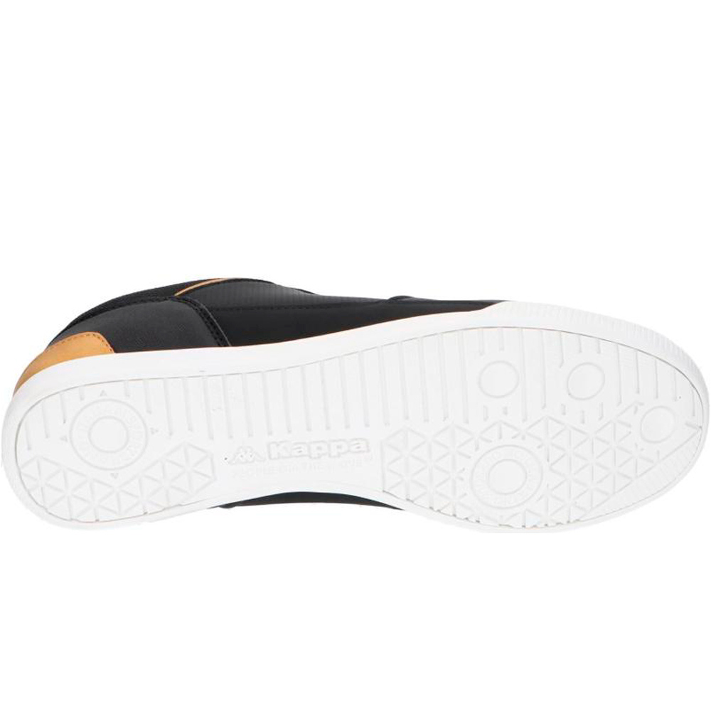 Kappa zapatilla moda hombre LENOM NEGRO vista superior