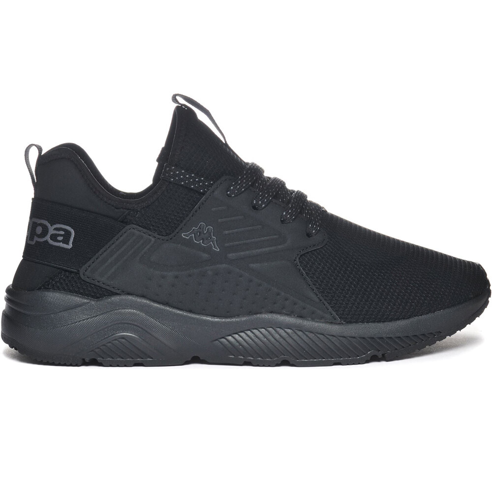 Kappa zapatilla moda hombre SAN PUERTO NEGRO lateral exterior
