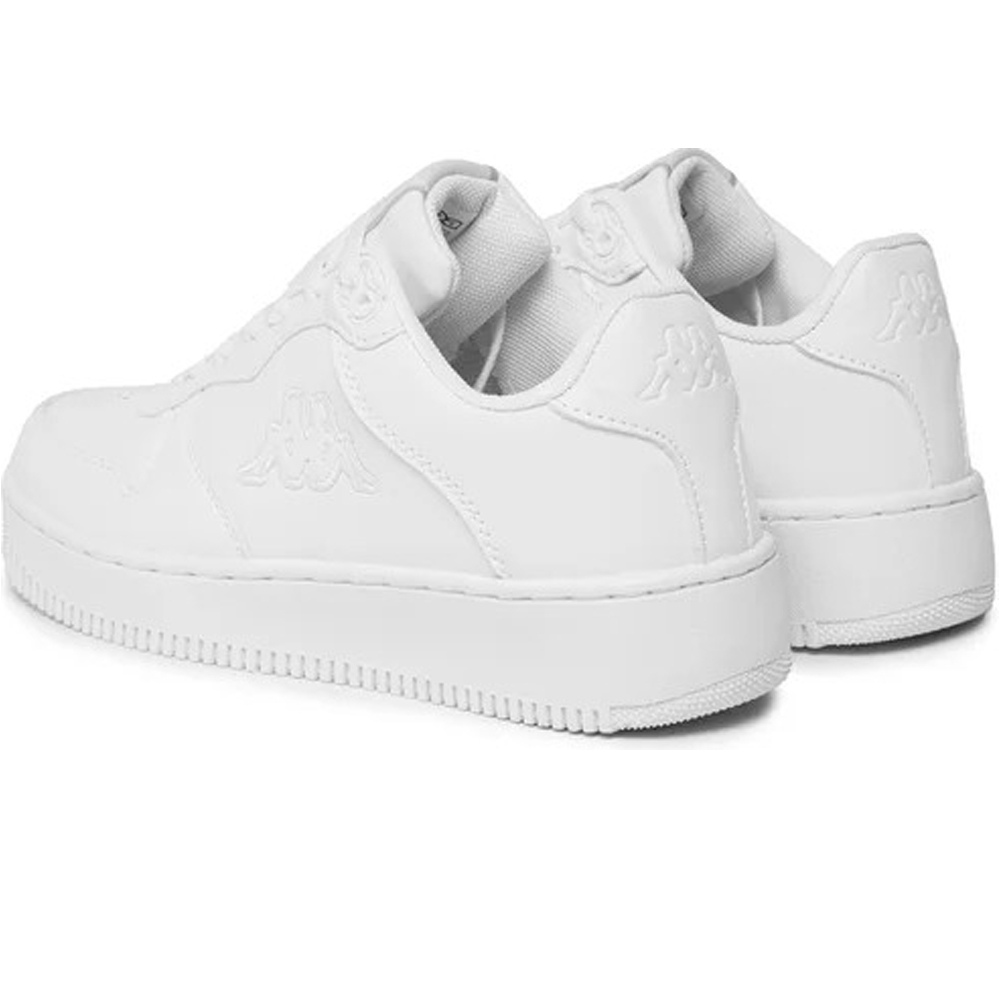 Kappa zapatilla moda mujer MASERTA BLANCO vista trasera