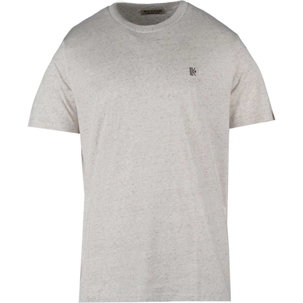 Katxi Klothing camiseta manga corta hombre BASIK ECO HEATHER  vista frontal