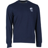 Katxi Klothing sudadera hombre KABINO KOL ROND BRODEREIE BLEU CHINE  vista frontal