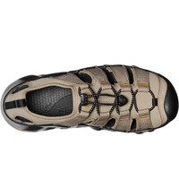 Keen sandalias trekking hombre HYPERPORT H2 NEGRO vista superior