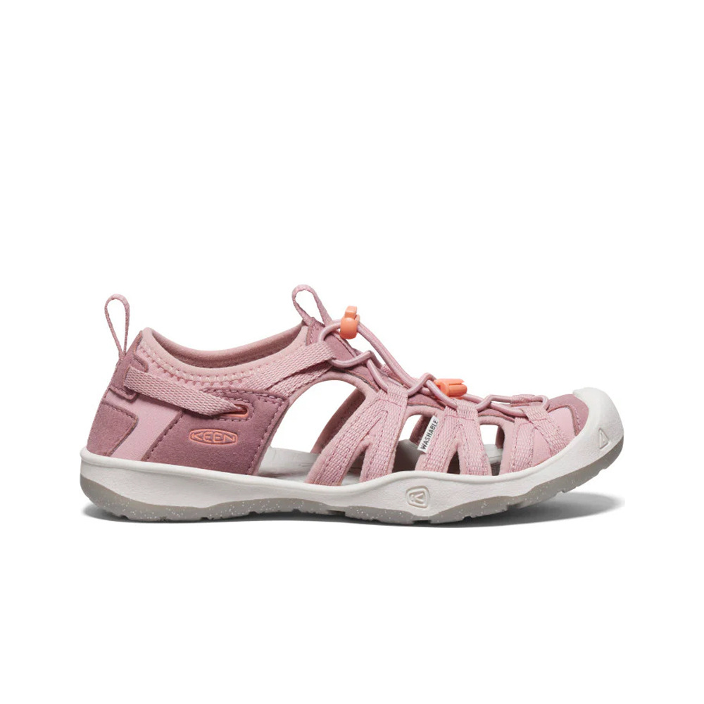 Keen sandalias trekking niño MOXIE MORADO lateral exterior