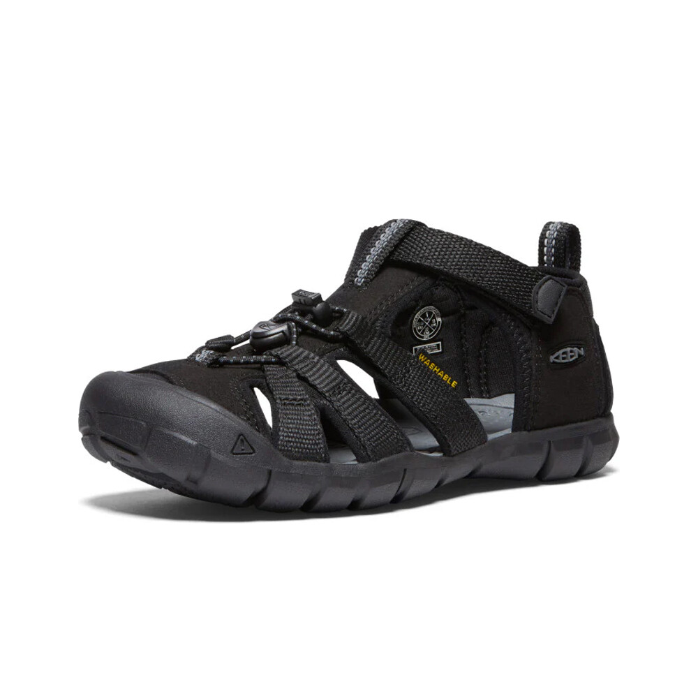 Keen sandalias trekking niño SEACAMP II CNX NEGRO lateral interior