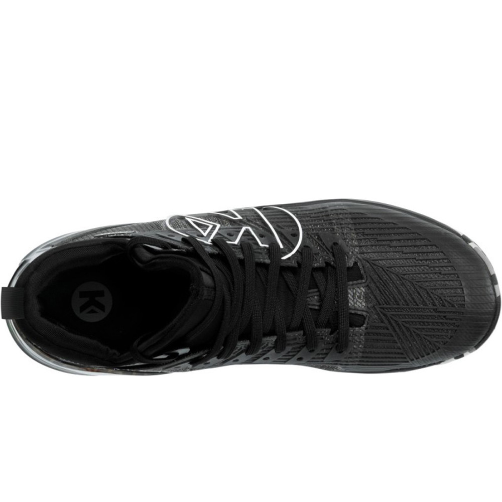 Kempa zapatilla indoor hombre ATTACK MID NEGRO vista superior