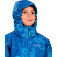 Kilpi chaqueta esquí infantil ATENI-JB AZUL vista detalle