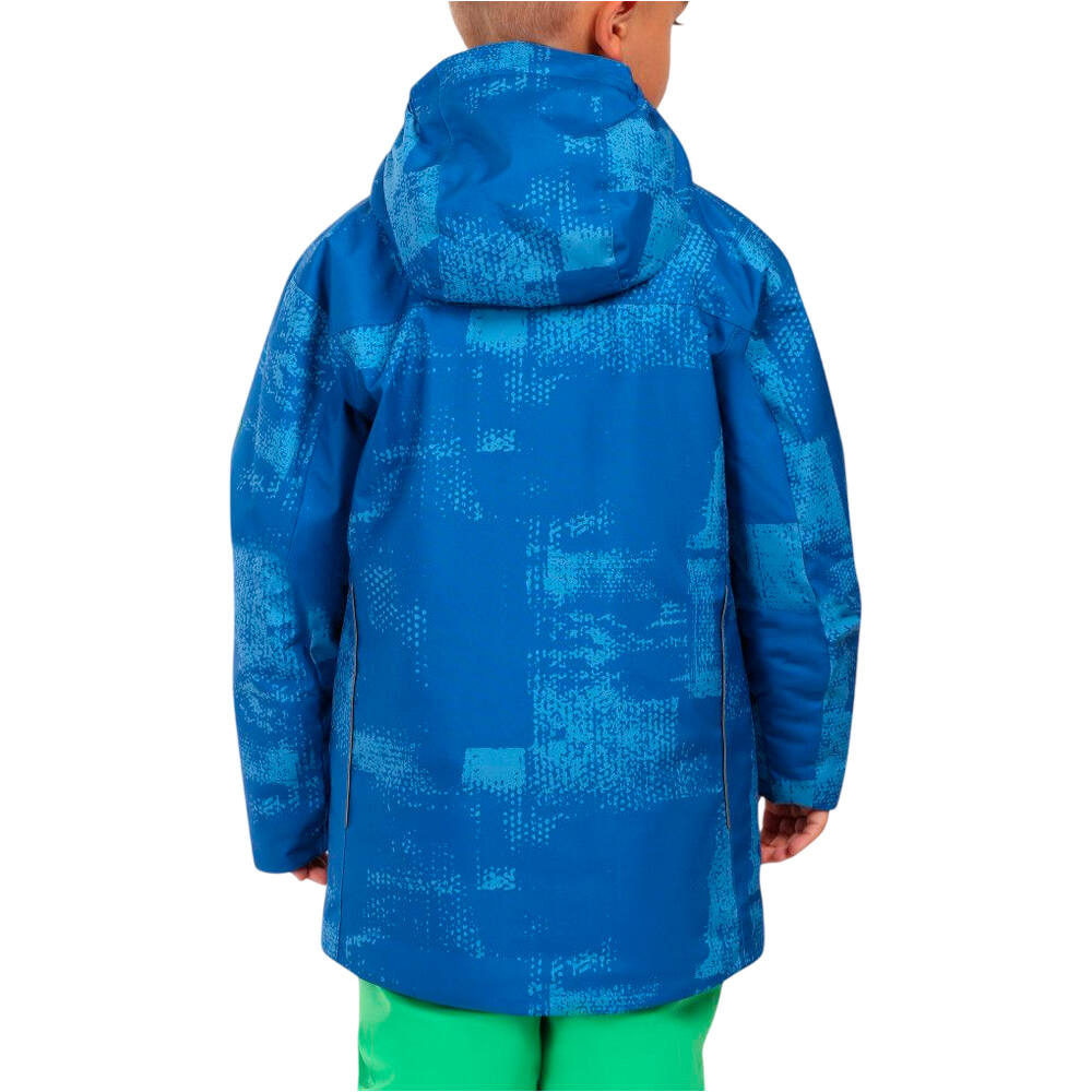 Kilpi chaqueta esquí infantil ATENI-JB AZUL vista trasera