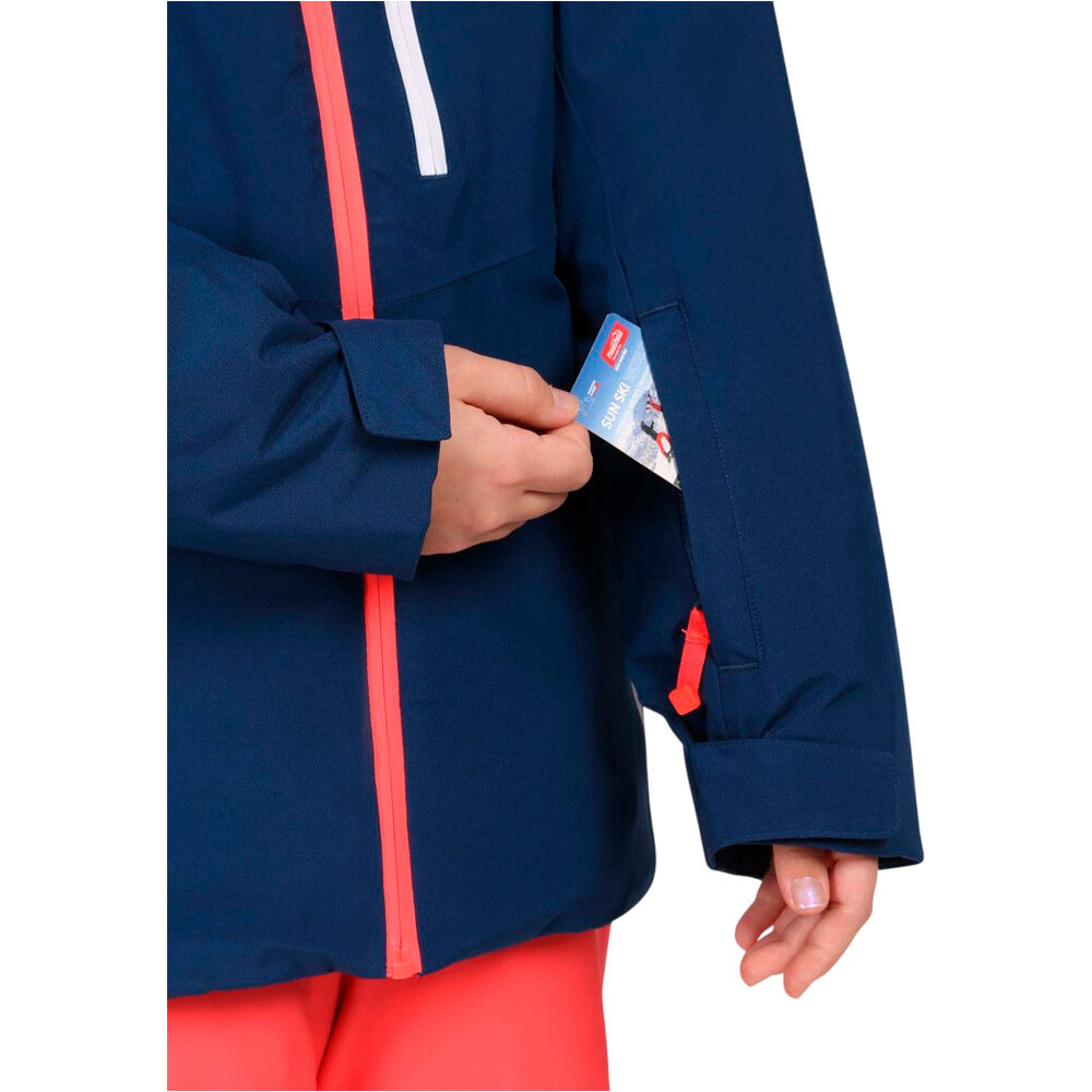 Kilpi chaqueta esquí infantil VALERA-JG AZUL vista detalle