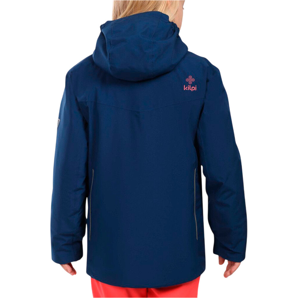 Kilpi chaqueta esquí infantil VALERA-JG AZUL vista trasera