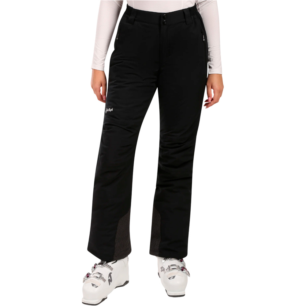 Kilpi pantalones esquí mujer GABONE-W NEGRO vista frontal