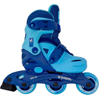 Krf patines infantiles INLINE SCHOOL ADJUST SCK-01 AZUL vista frontal
