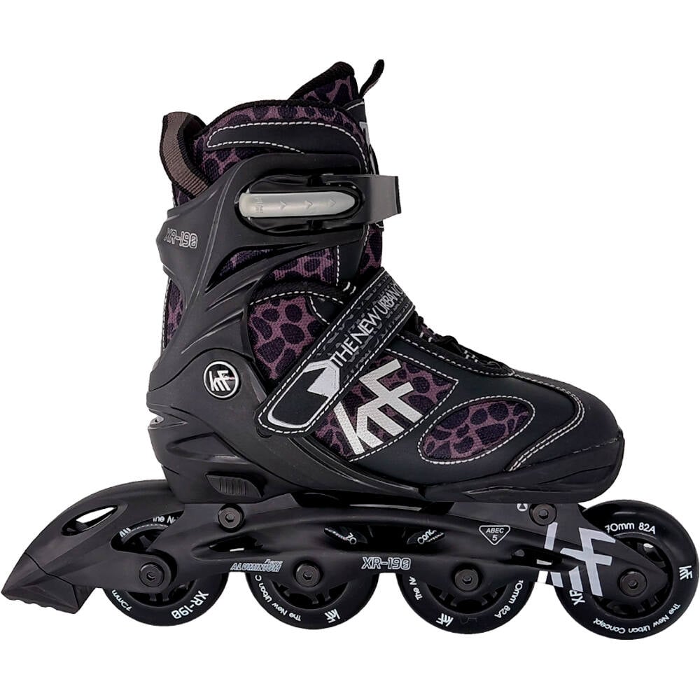 Krf patines infantiles PATIN D SOFT XR-190 PANTHER NEGRO vista frontal