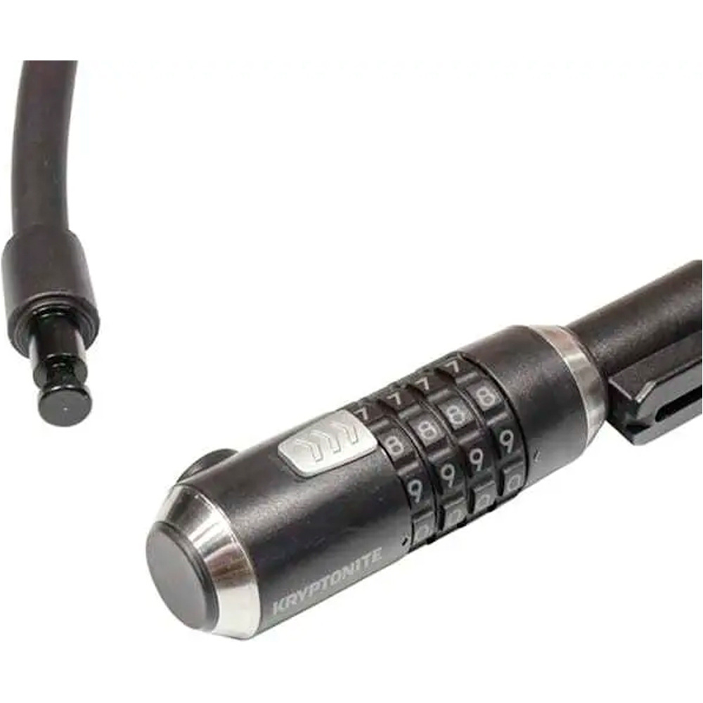 Kriptonics candado bicicleta Combo Cable Flex 121812mmx180cm +Soporte  01
