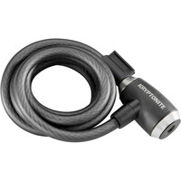 Kriptonics candado bicicleta Key Cable Flex 121812mmx180cm + Soporte  vista frontal