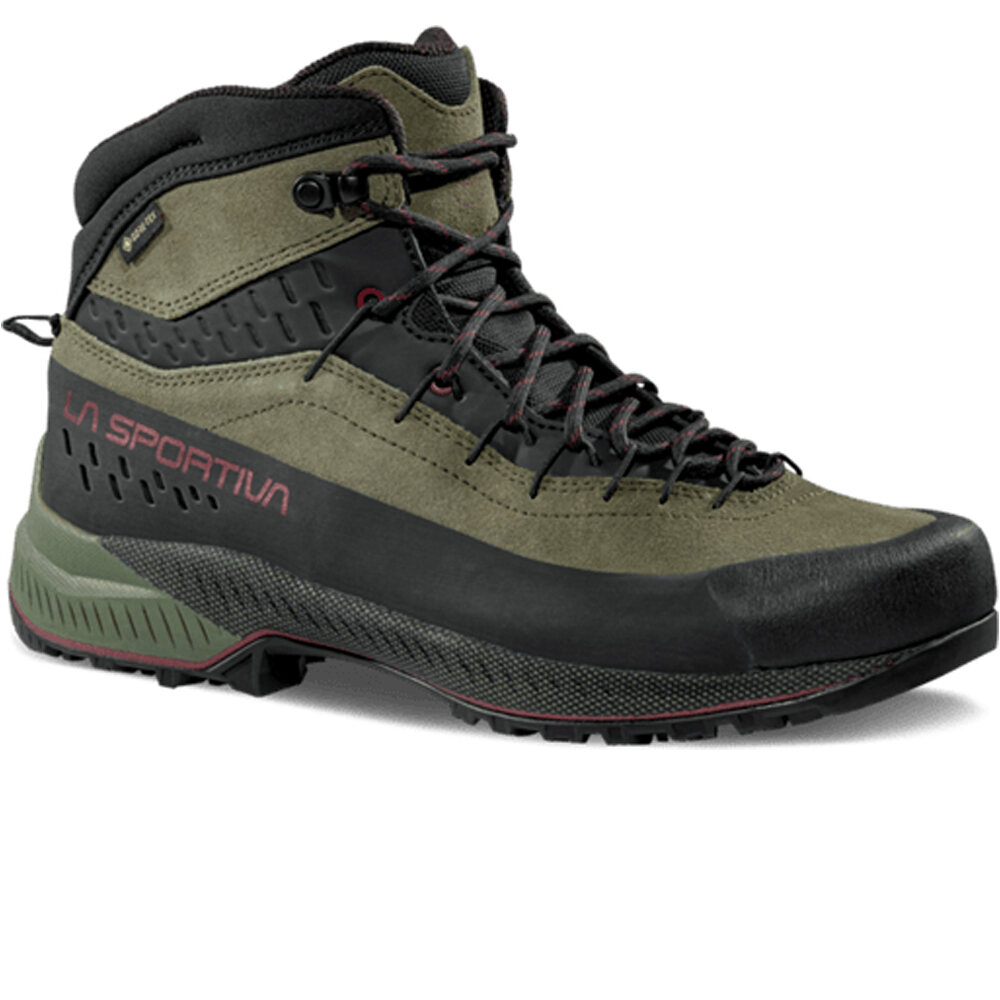 La Sportiva bota trekking hombre TX4 Evo Mid GTX VERDE puntera