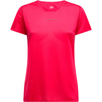 La Sportiva camiseta entrenamiento manga corta mujer PURE ROJO vista frontal