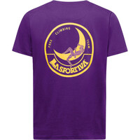 La Sportiva camiseta montaña manga corta hombre Climbing on the Moon T-Shirt M MORADO 03