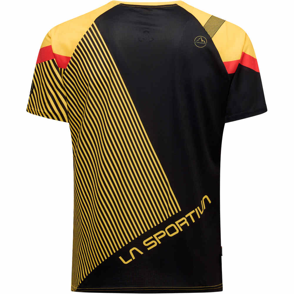 La Sportiva camiseta técnica manga corta hombre FLOW AMARILLO 03