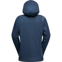 La Sportiva CHAQUETA RUNNING MUJER POCKETSHELL AZUL vista trasera