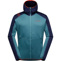 La Sportiva forro polar hombre UPENDO AZUL vista frontal