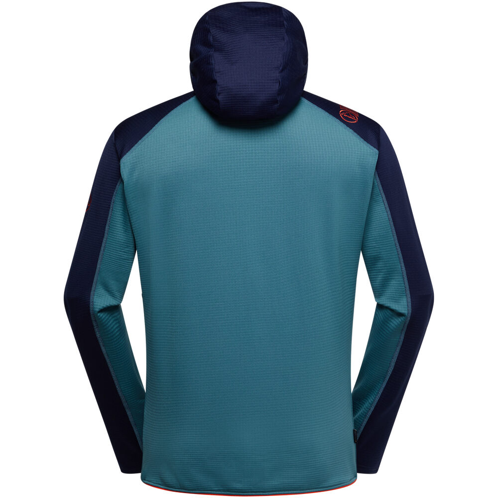 La Sportiva forro polar hombre UPENDO AZUL vista trasera