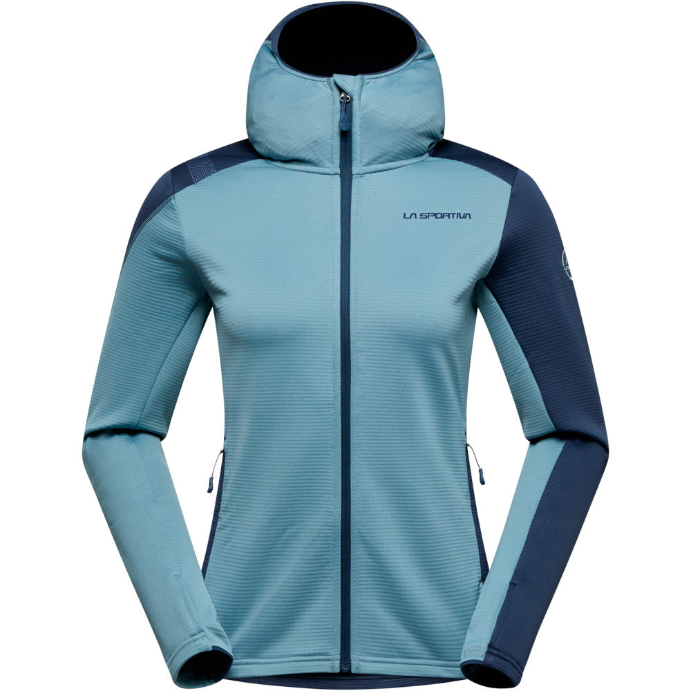 La Sportiva forro polar mujer Chill Thermal Hoody W AMARILLO vista detalle