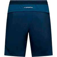 La Sportiva pantalón corto montaña hombre TRAIL GUARD AZUL vista trasera