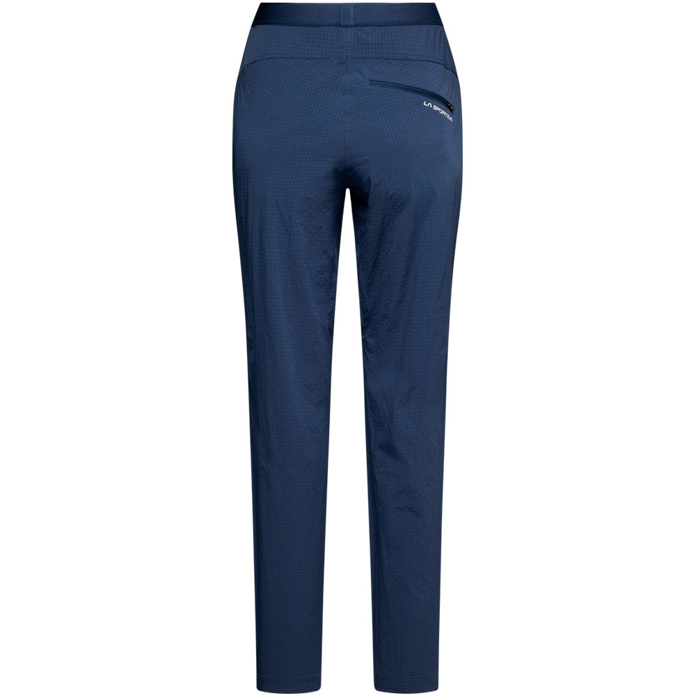 La Sportiva pantalón montaña mujer HELIXIR AZUL vista trasera