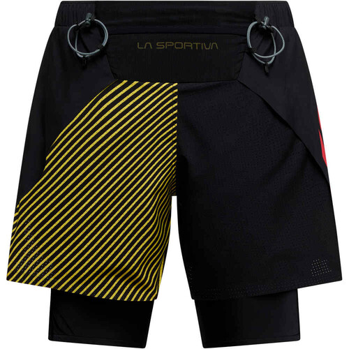 La Sportiva pantaloneta técnica hombre FLOW 5 NEGRO