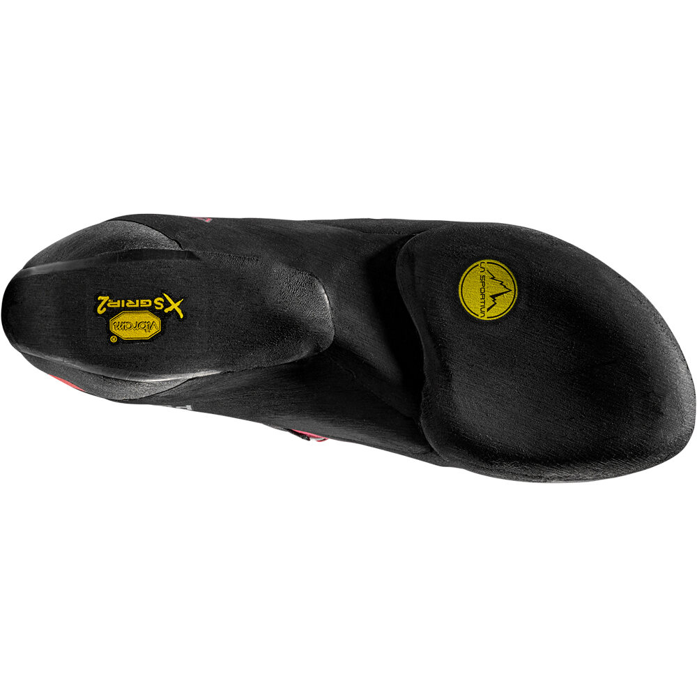 La Sportiva pies de gato KUBO NEGRO vista superior