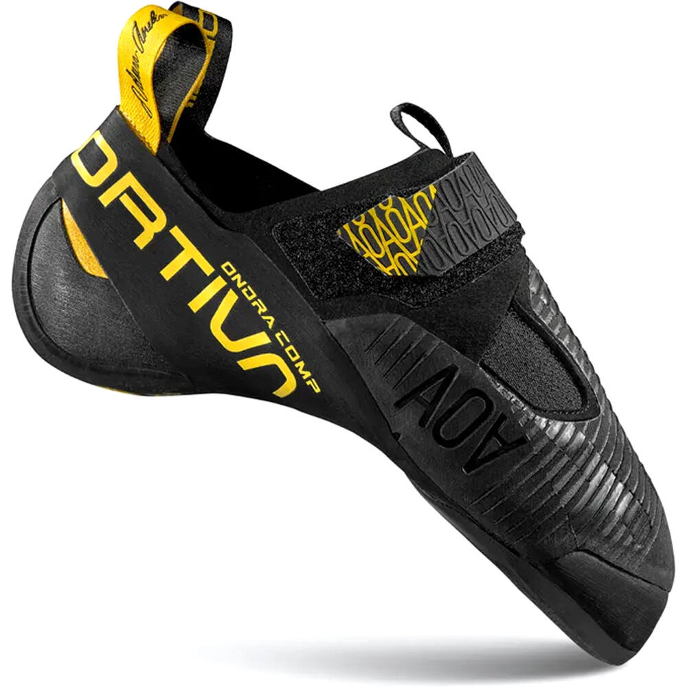 La Sportiva pies de gato ONDRA COMP NEGRO lateral exterior