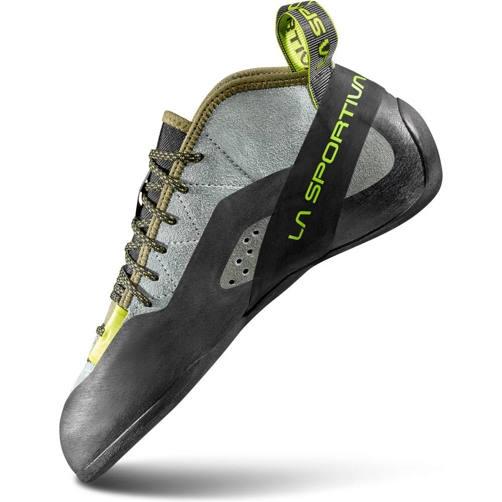 La Sportiva pies de gato TC PRO NEGRO vista trasera