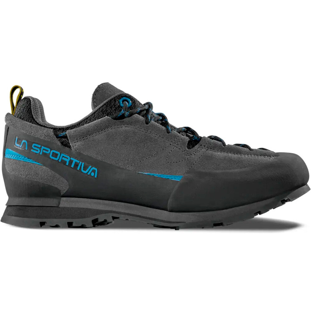 La Sportiva zapatilla trekking hombre Boulder X NEGRO lateral exterior